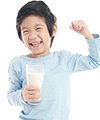 Child drinking milk