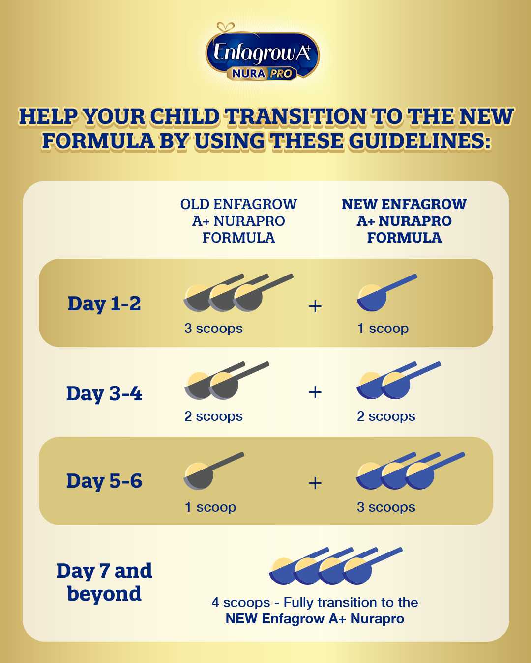 Enfagrow 2024 New Formula Transition Guide