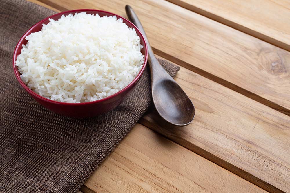 Rice, flour, grains